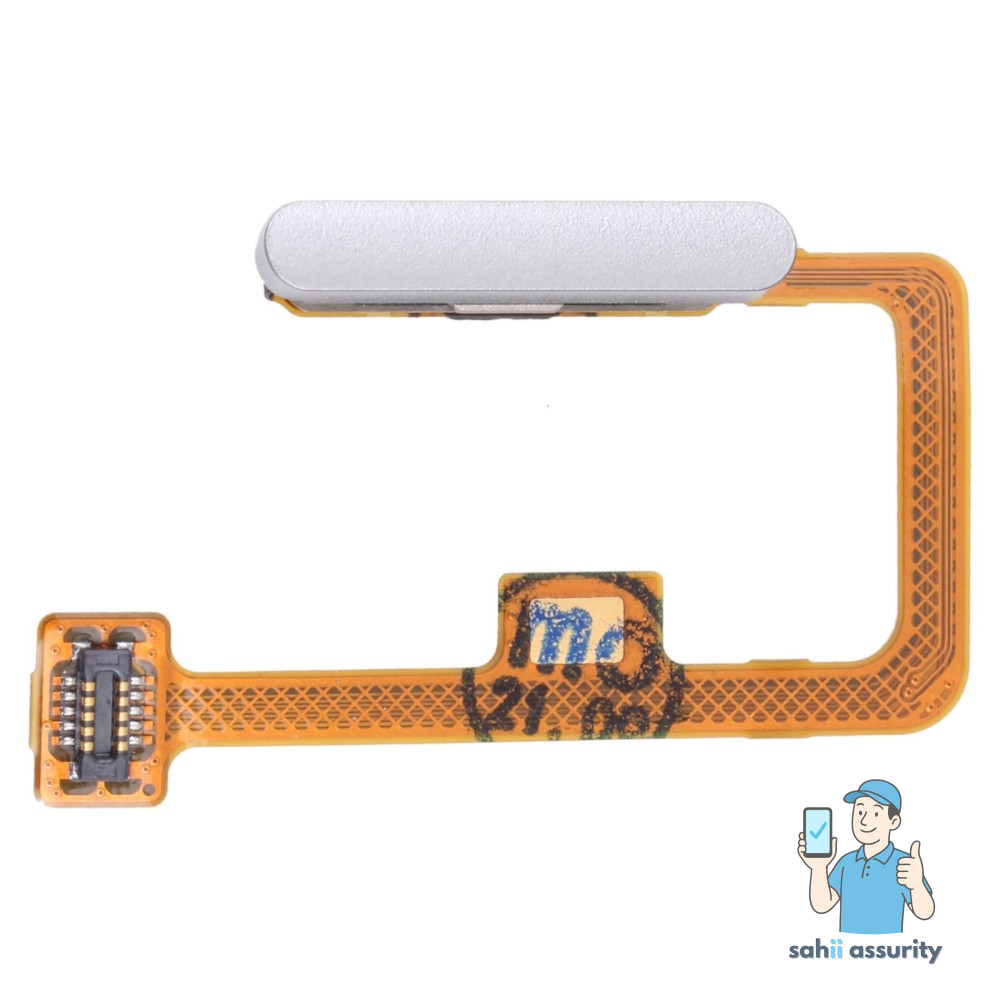 Fingerprint Sensor with Flex Cable for Xiaomi 11 Lite 5G NE White